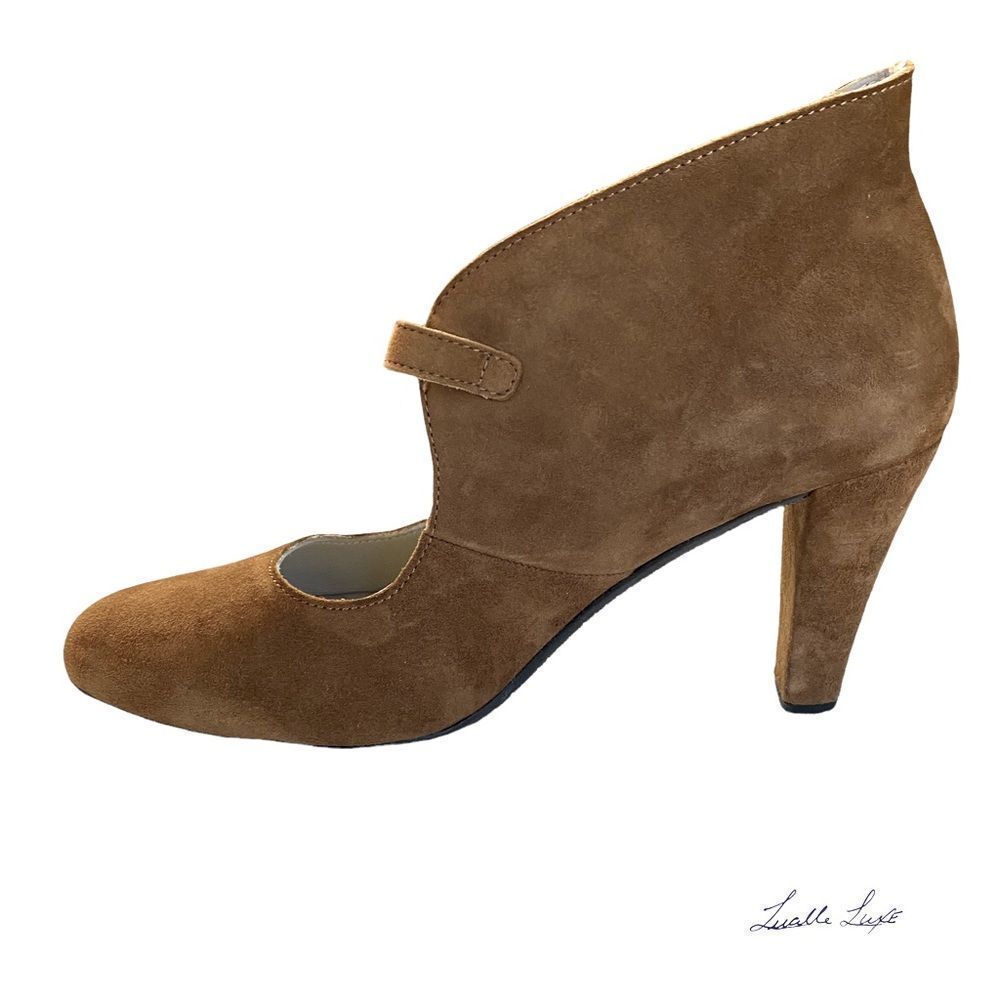 Butter me up: Erin Michael Mary Jane leather boot. Made in Portugal